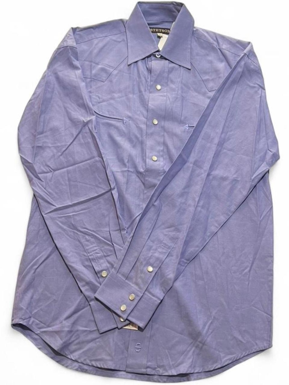 Mens Stetson Pearl Snap Western Shirt Size Small